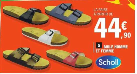 Mule Homme Et Femme Scholl