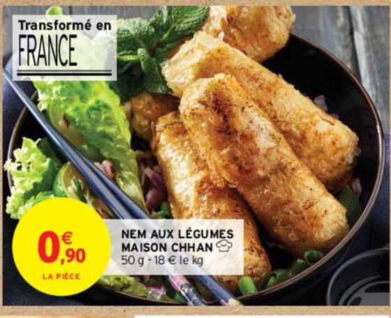 Nem Aux Légumes Maison Chhan