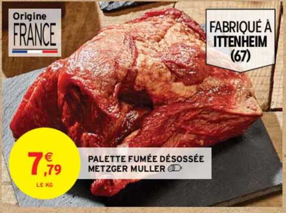 palette fumée désossée metzger muller