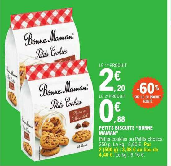 petits biscuits "bonne maman"