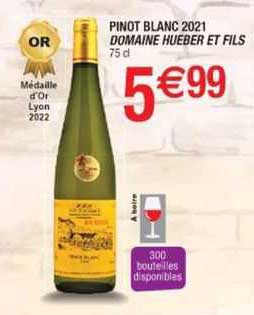 pinot blanc 2021 domaine hueber et fils