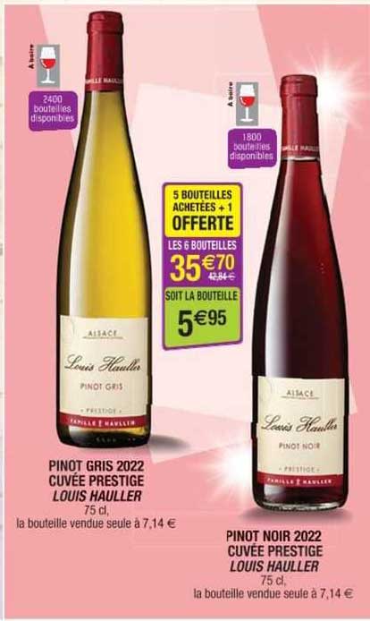 pinot gris ou noir 2022 cuvée prestige louis hauller