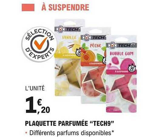 Plaquette  Parfumée "tech9"