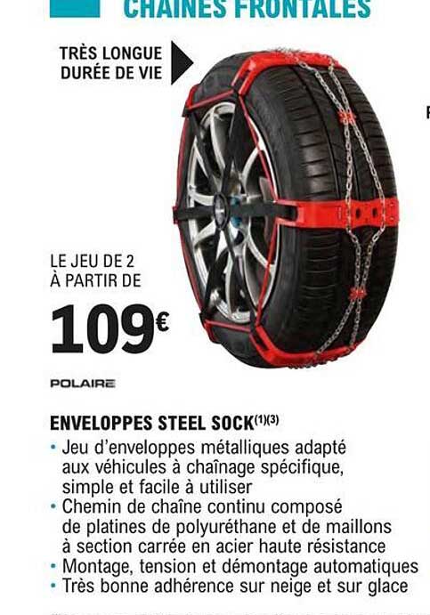 polaire enveloppes steel sock