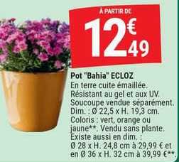 pot "bahia" ecloz