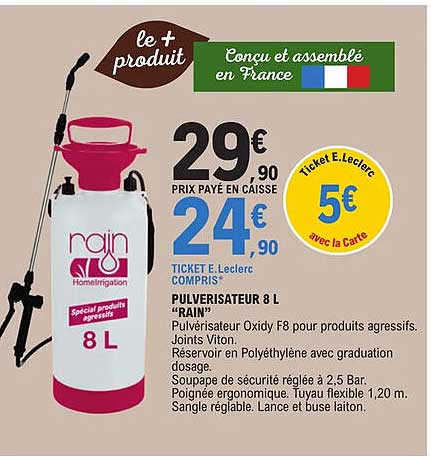 pulvérisateur 8 l "rain"