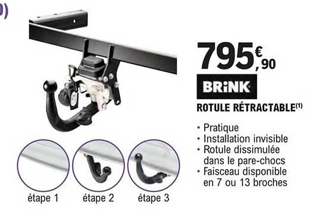 rotule rétractable brink