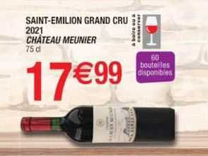 saint-emilion grand cru 2021 château meunier