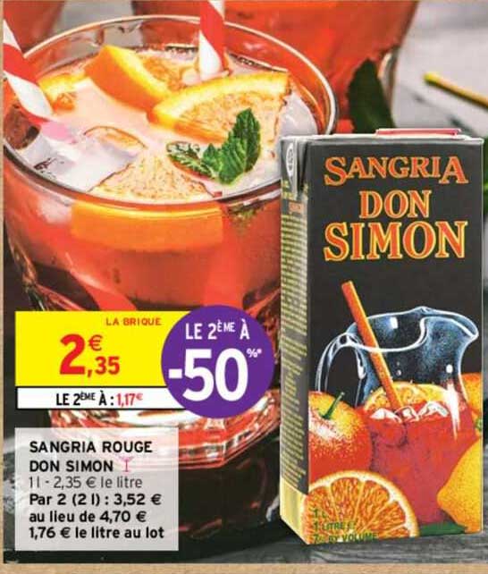 sangria rouge don simon