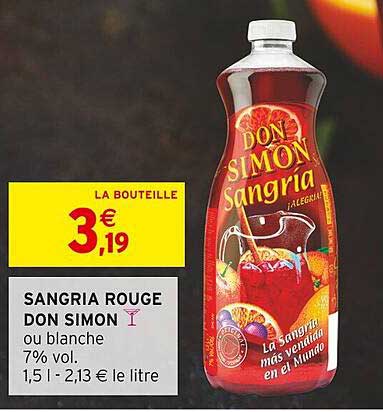 sangria rouge don simon