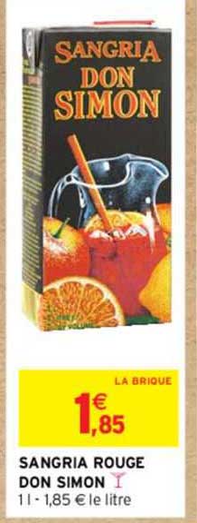 sangria rouge don simon