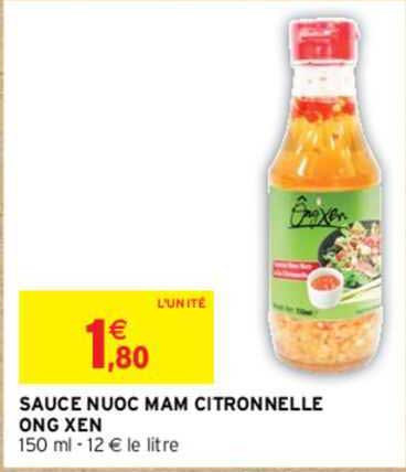 sauce nuoc mam citronnelle ong xen