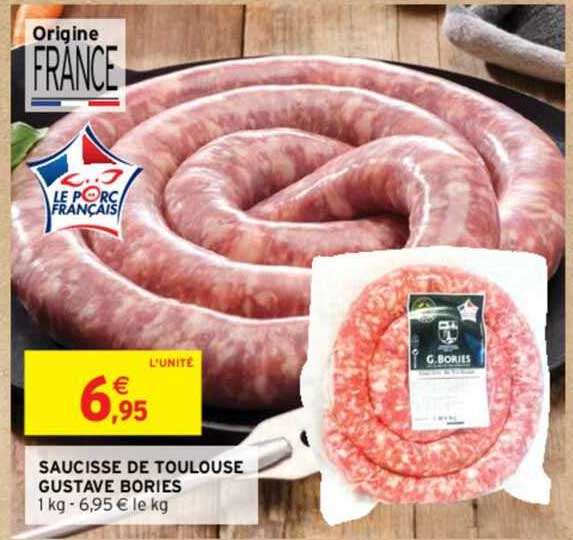 saucisse de toulouse gustave bories