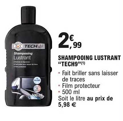 Shampooing Lustrant "tech9"