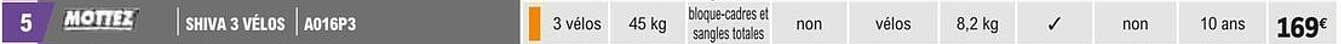 shiva 3 vélos mottez
