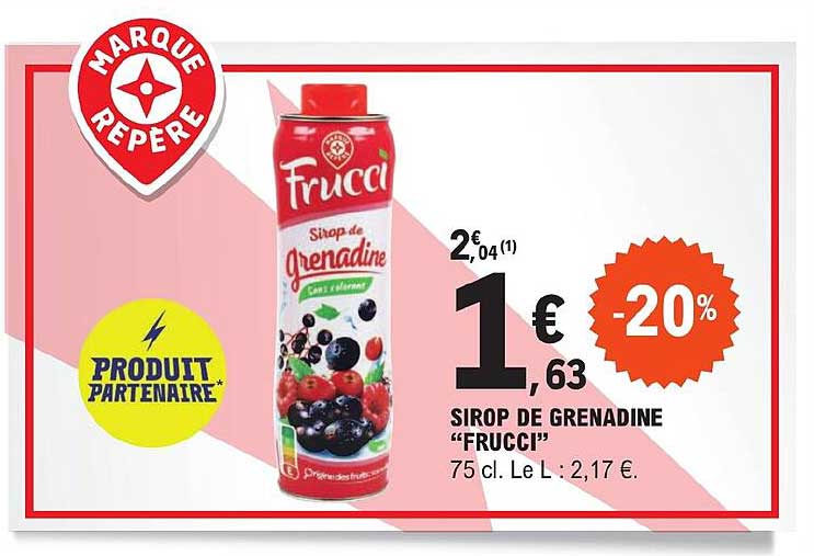 Sirop De Grenadine "frucci"