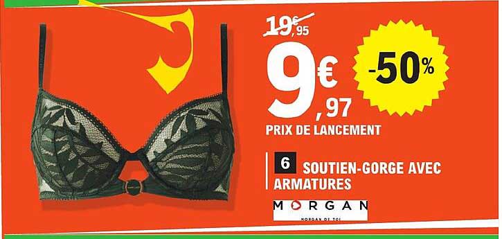 soutien-gorge avec armatures morgan