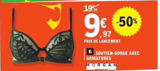 soutien-gorge avec armatures morgan