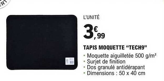 Tapis Moquette "tech9"