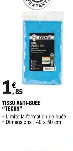 tissu anti-buée "tech9"