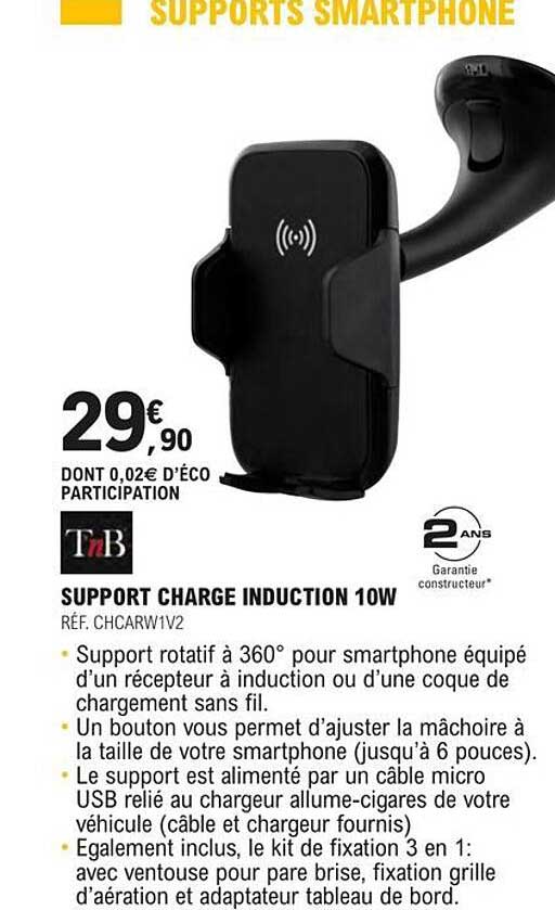 tnb support charge induction 10w