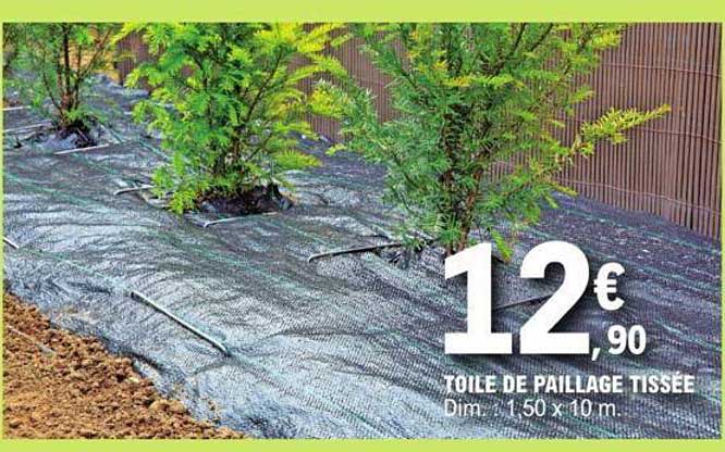 Toile De Paillage Tissée