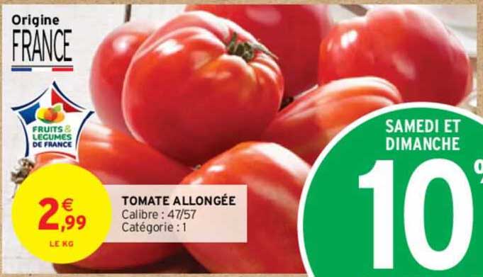 Tomate Allongée