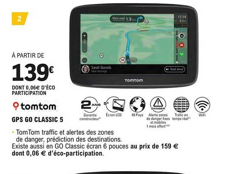 tomtom gps go classic 5