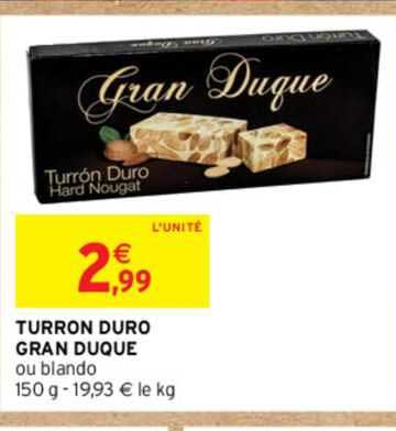 turron duro gran duque