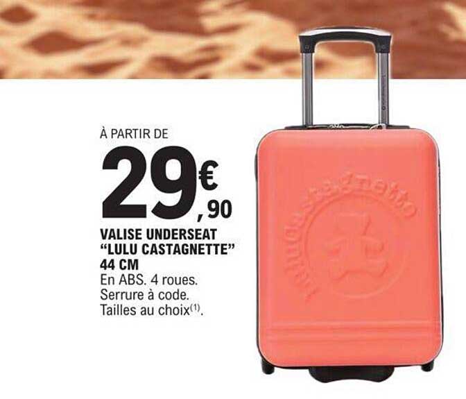 valise underseat "lulu castagnette" 44 cm
