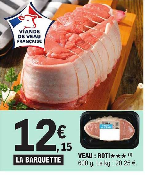Veau : Roti