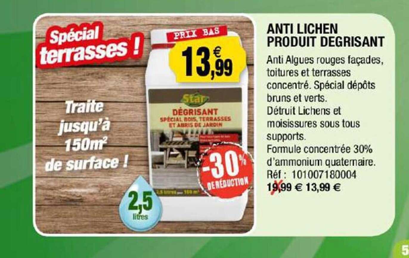 anti lichen produit dégrisant