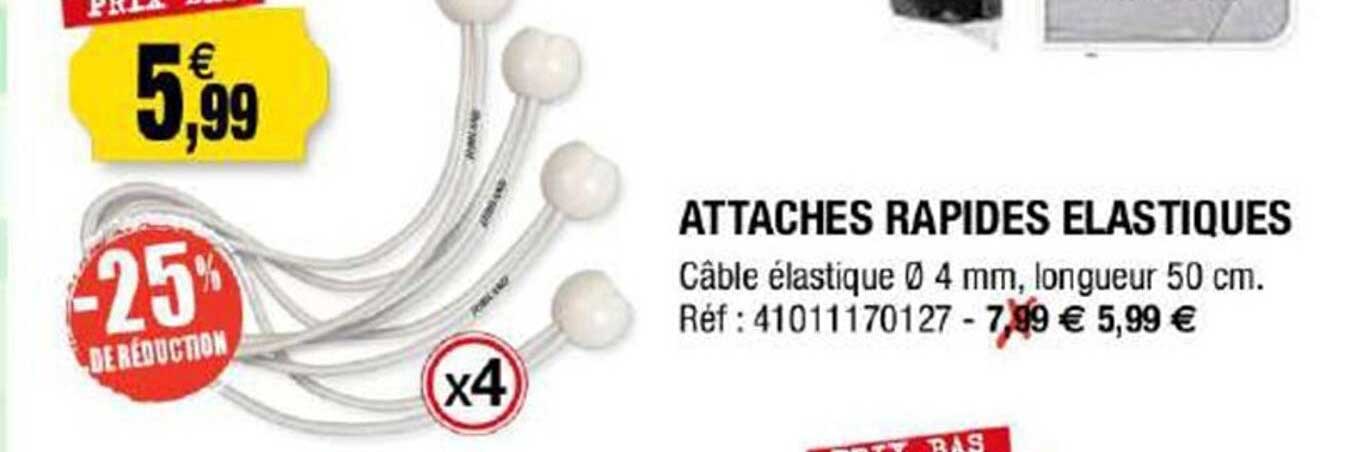 attaches rapides élastiques