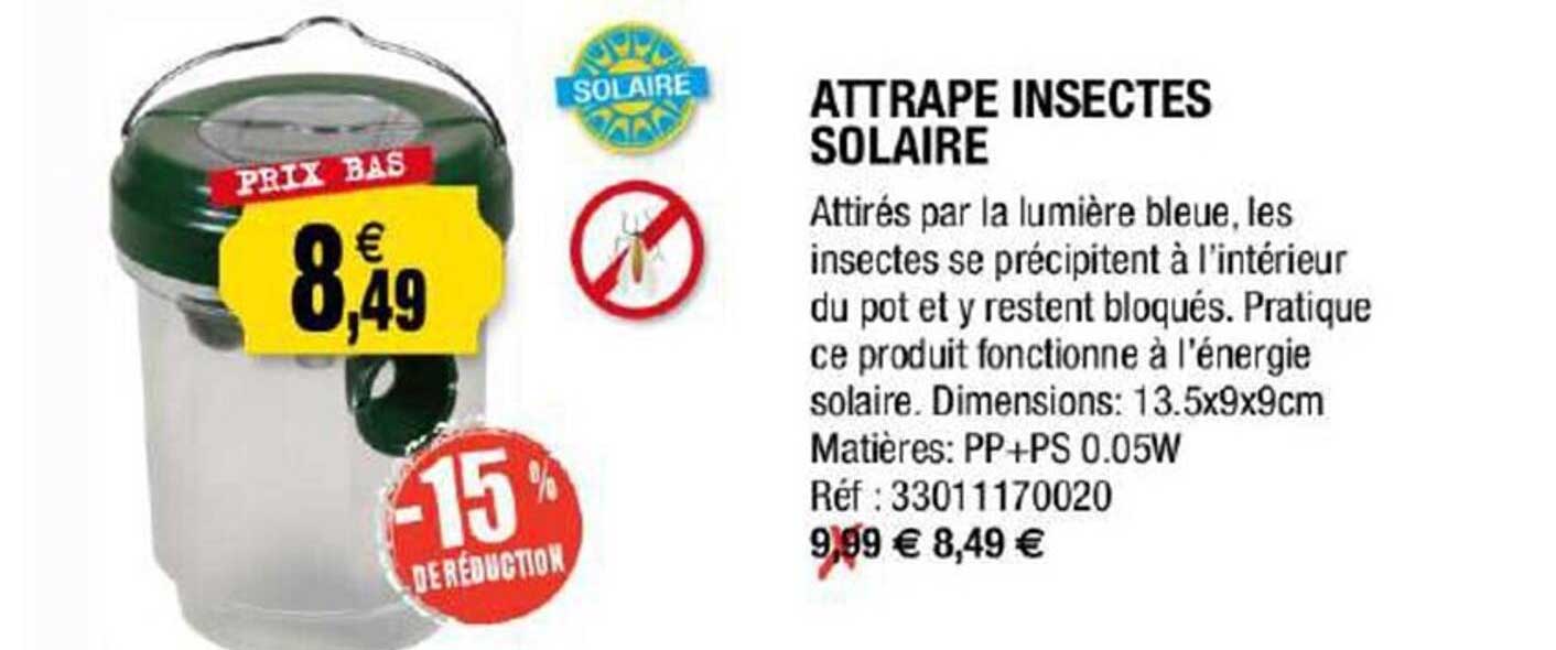 attrape insectes solaire
