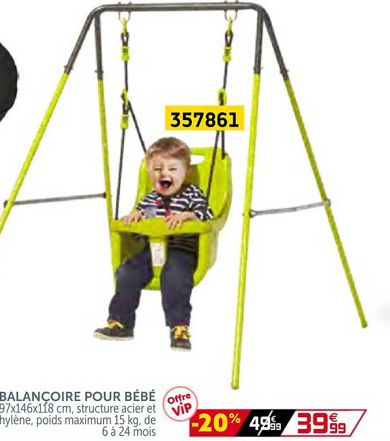 balançoire pour bébé