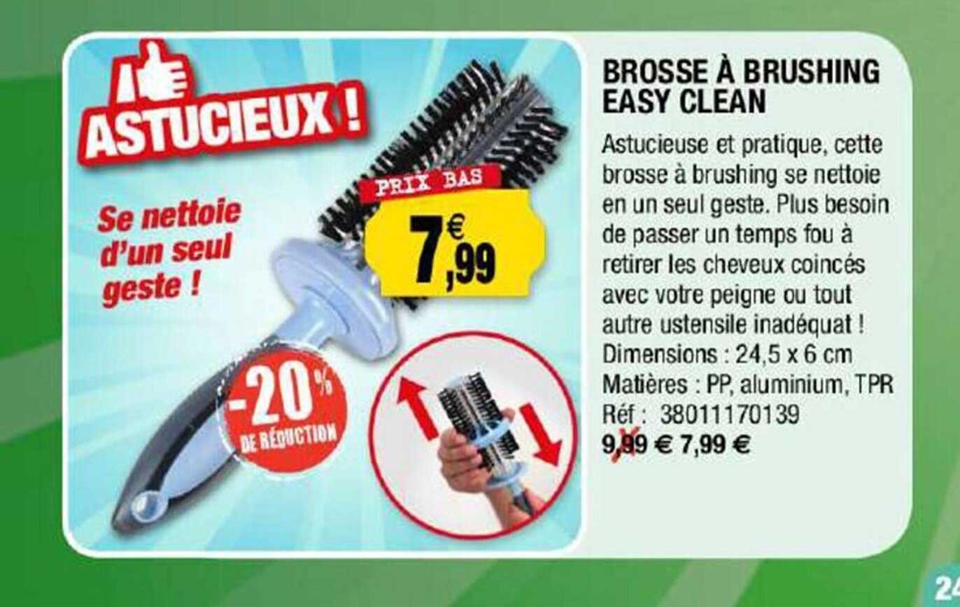 brosse à brushing easy clean