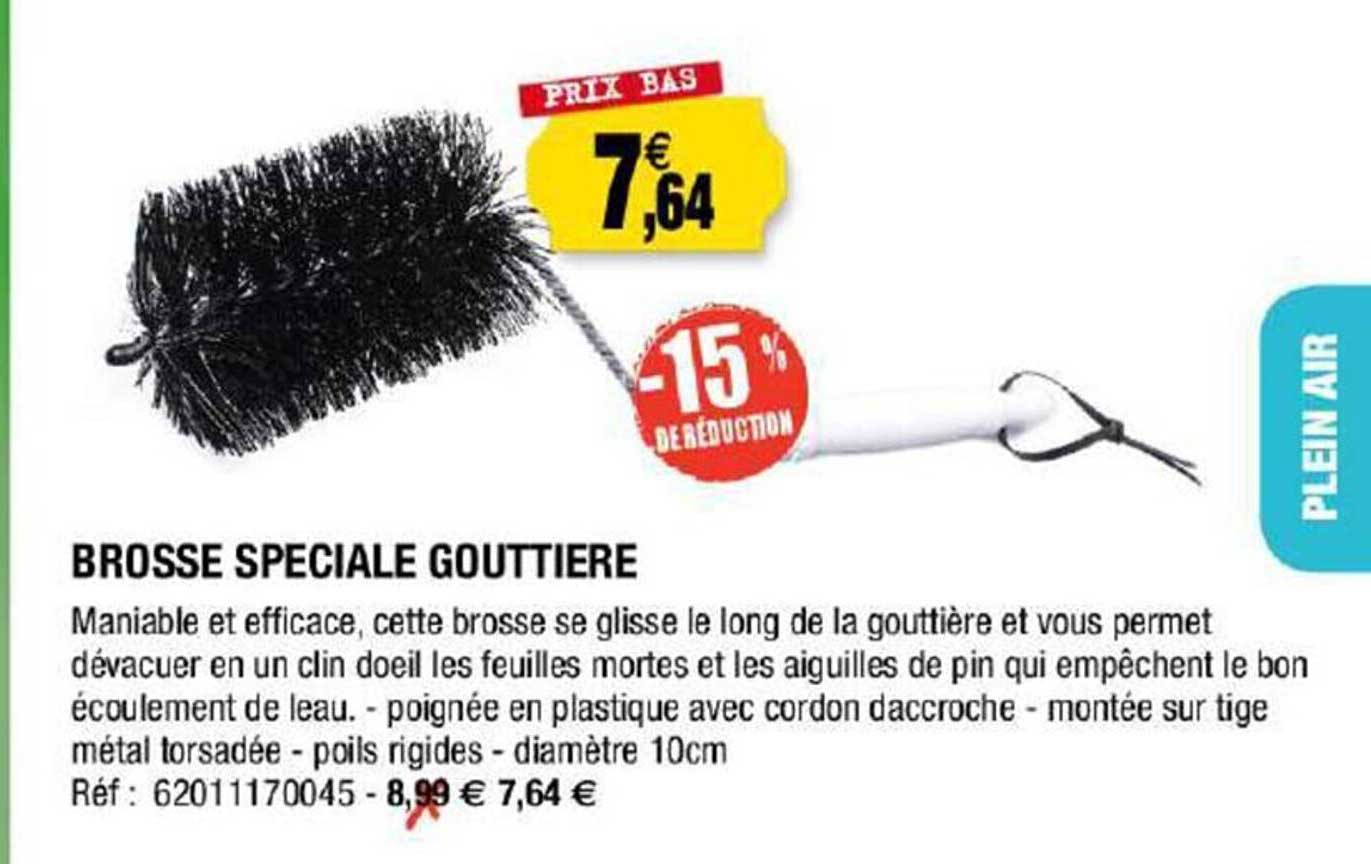 Brosse Spéciale Gouttière