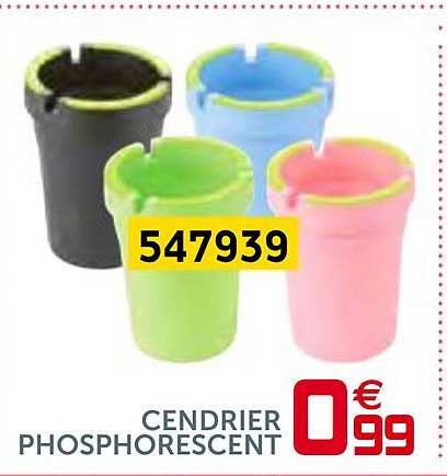 Cendrier Phosphorescent