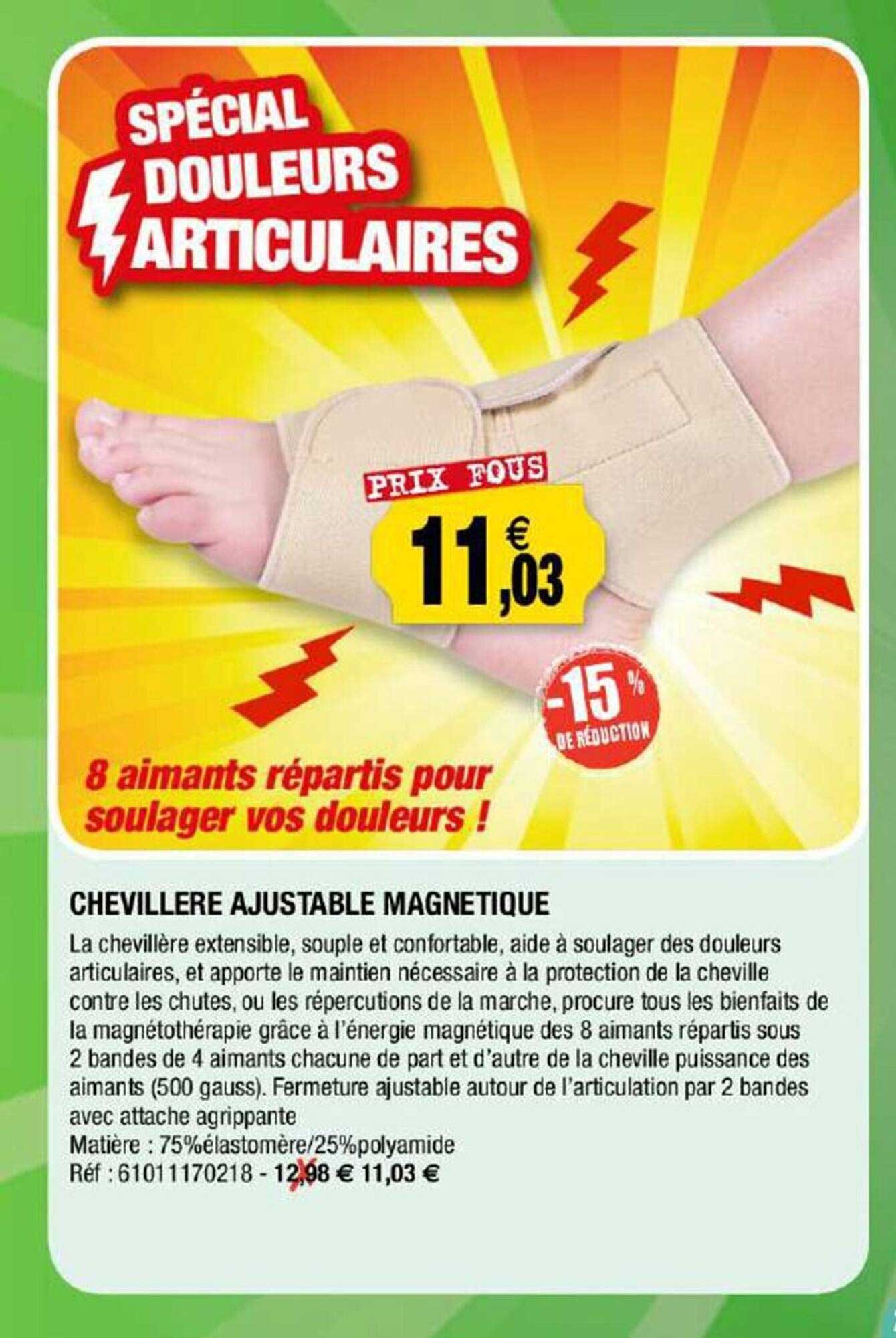Chevillière Ajustable Magnétique