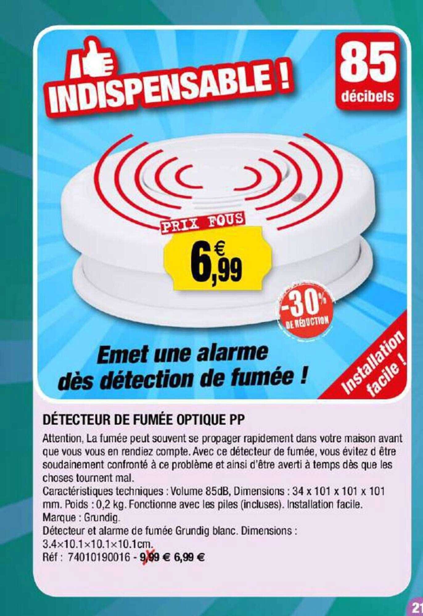 Détecteur De Fumée Optique Pp