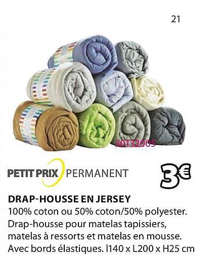 drap-housse en jersey
