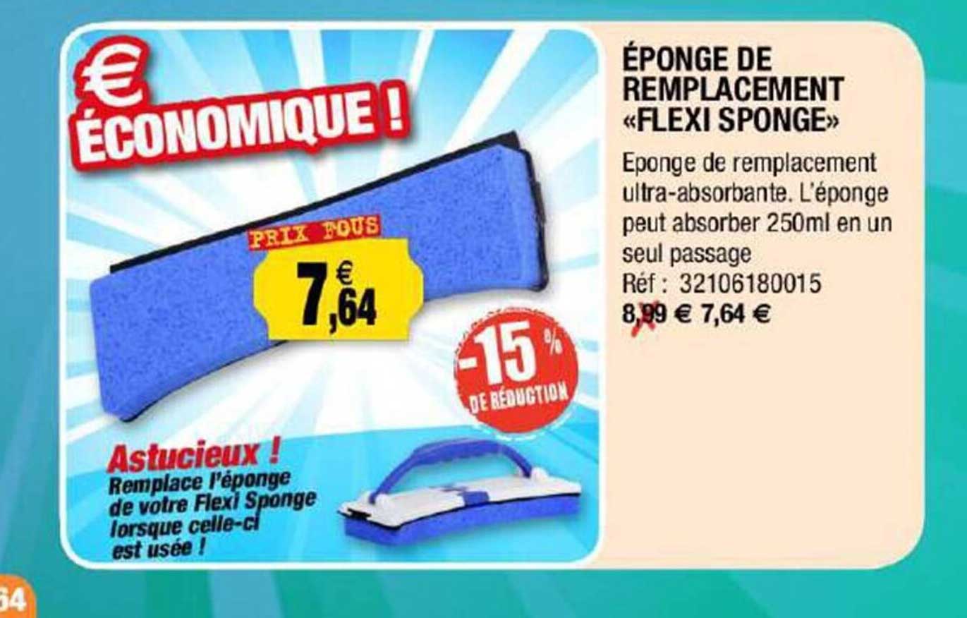 éponge de remplacement "flexi sponge"