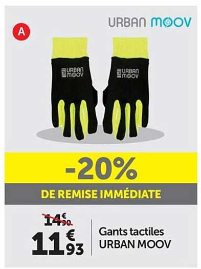 gants tactiles urban moov