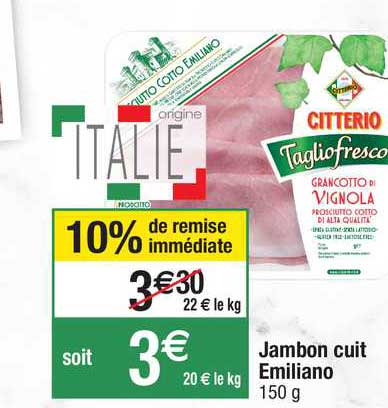 Jambon Cuit émiliano