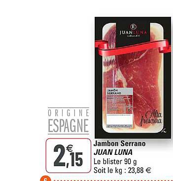 jambon serrano juan luna