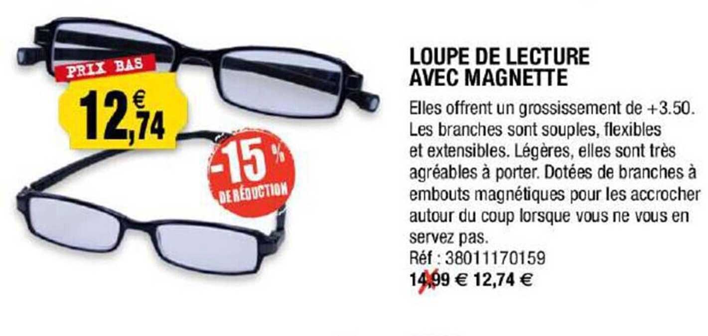 Loupe De Lecture Avec Magnette