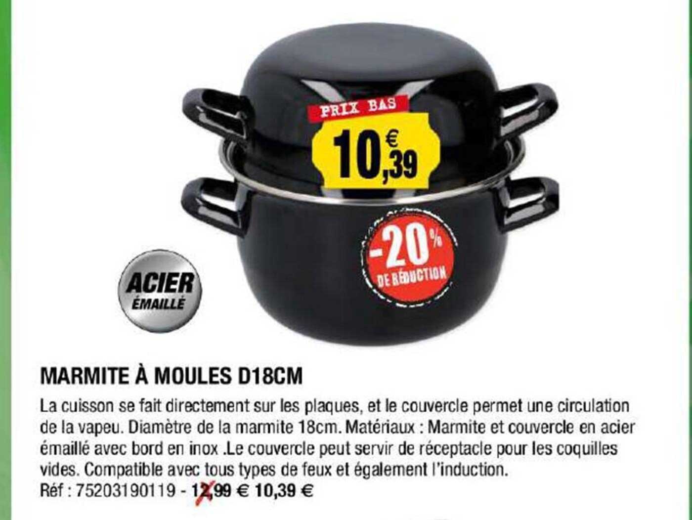 Marmite à Moules D18 Cm