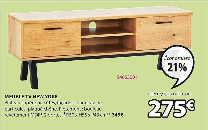 meuble tv new york