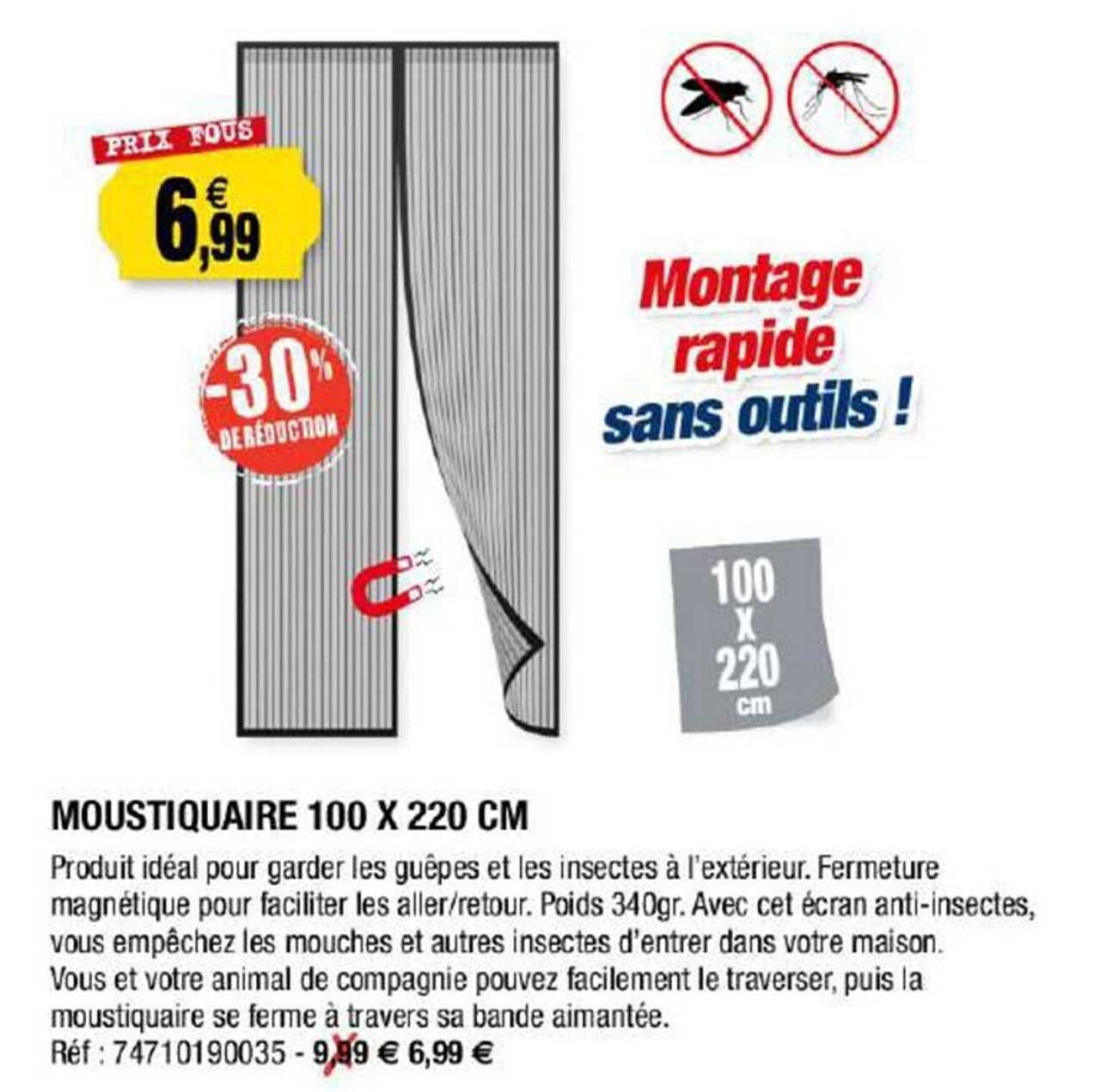 Moustiquaire 100 X 220 Cm