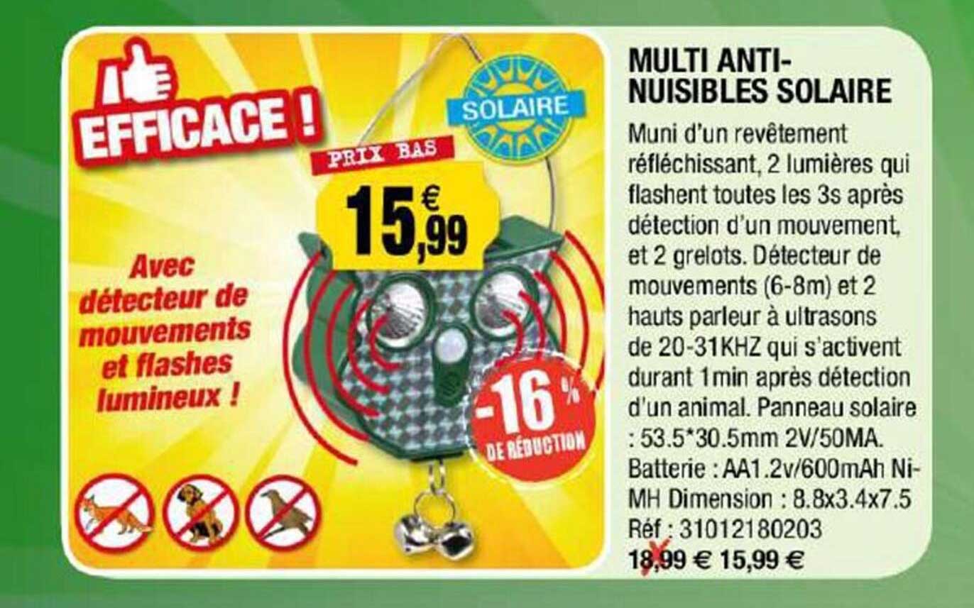 Multi Anti-nuisibles Solaire